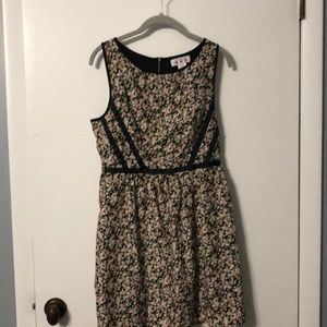 Three Pink Hearts Babydoll Dress